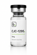 CJC-1295 peptide vial, 5mg / 3ml research-grade lyophilised powder, made and tested in the UK